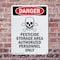 Signmission GHS Pesticide Storage Danger Sign, Plastic, 10in W x 14in L, 2PK OS-2PACK-DS-P-1014-V-2036 - alternate 3